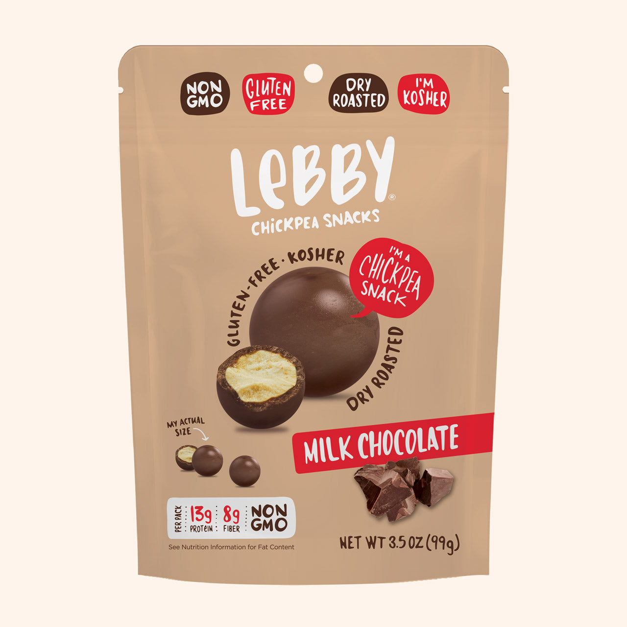 Lebby Snacks Milk Chocolate