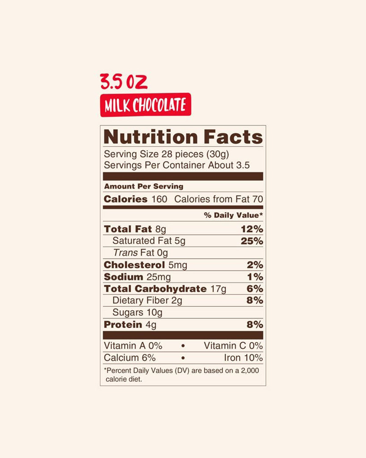 Lebby Snacks Milk Chocolate NF